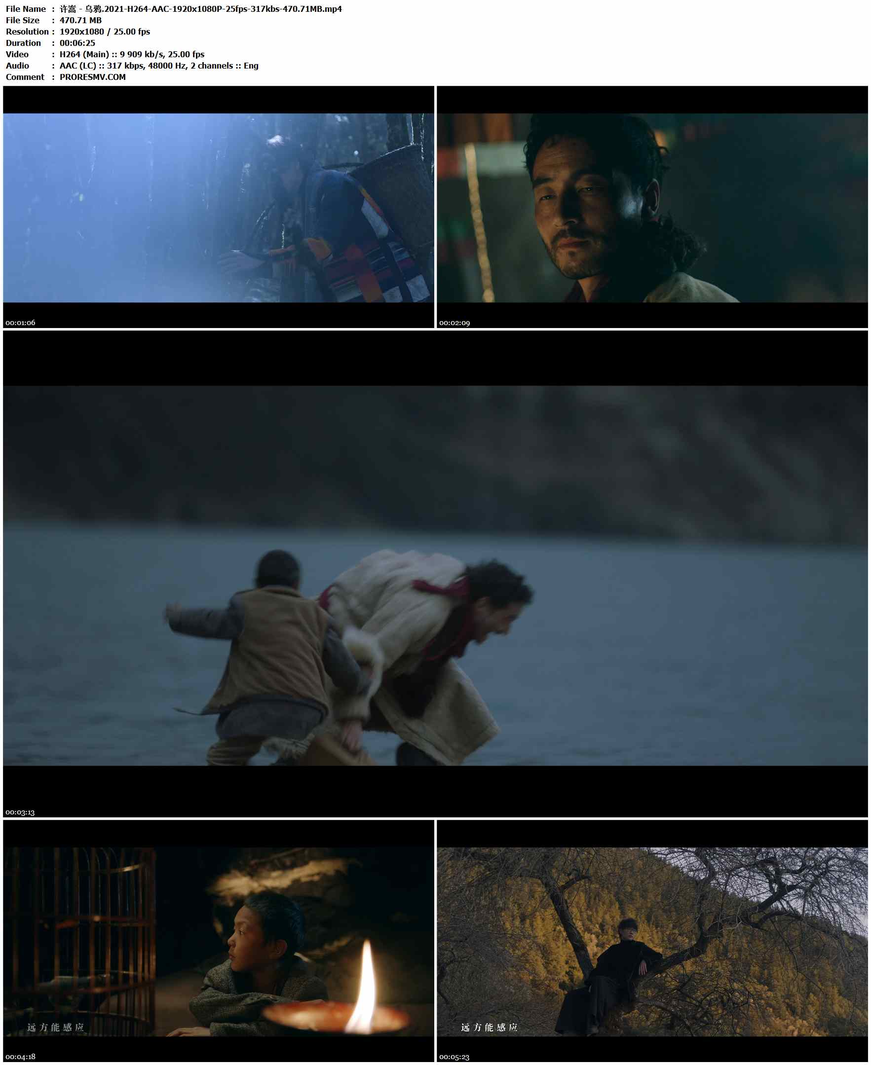 许嵩 - 乌鸦.2021-H264-AAC-1920x1080P-25fps-317kbs-470.71MB官方MV_高清MV